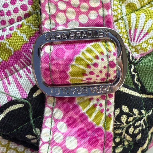 Vera Bradley Olivia Pink Messenger Bag, Crossbody and Wristlet Retired Pattern - Picture 4 of 11